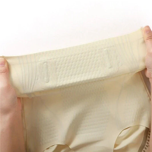 Ice Silk Ion Fibre Repair Shaping Shorts Tummy Control Underpants