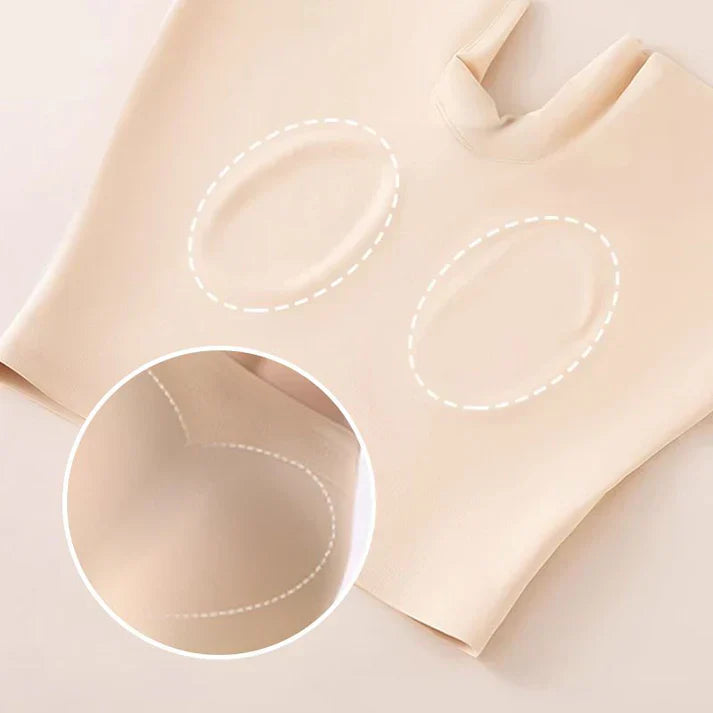 Women High-waist Ice Silk Underwear with Tummy-control Hip-lifting