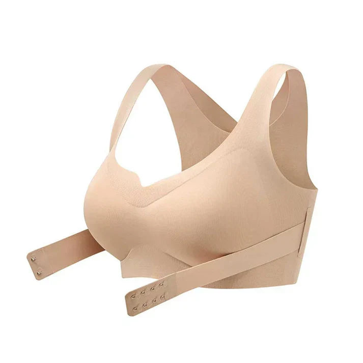 🔥Time-limited special offer💕Women's Front Closure Seamless Back Support Posture Bra🎁