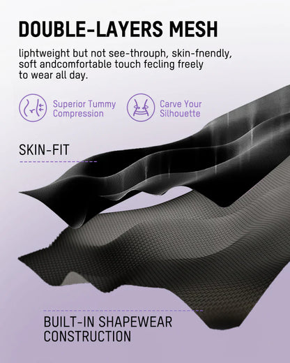 All-in-One Sculpting Bodysuit with Easy-Off Design