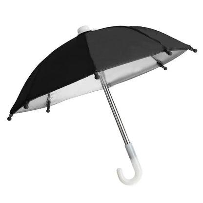 Outdoor Vacation Beach Umbrella Cellphone Holder, Anti-Peeping Protective Phone Holder with Suction Cup, Mobile Phone Sun Protection Water Proof Umbrella