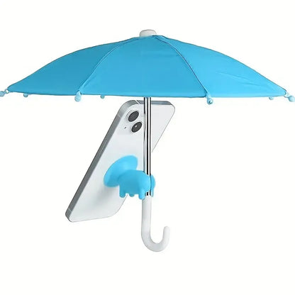 sunshade phone umbrella, UV protection phone umbrella with suction cup universal adjustable cute stand