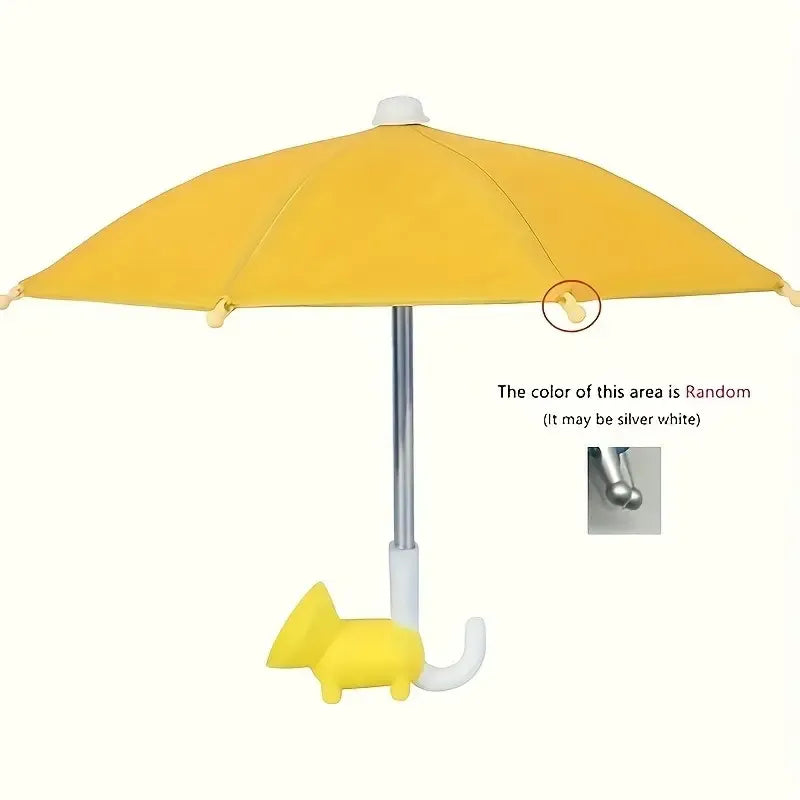 sunshade phone umbrella, UV protection phone umbrella with suction cup universal adjustable cute stand