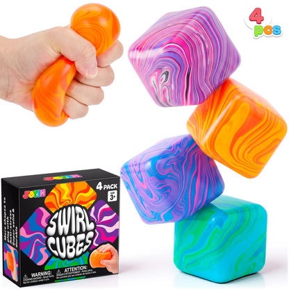 High Density Cube Fidget Toy, Stress Relief with Slow Rising Sensory Squishy Toys for Kids Adults