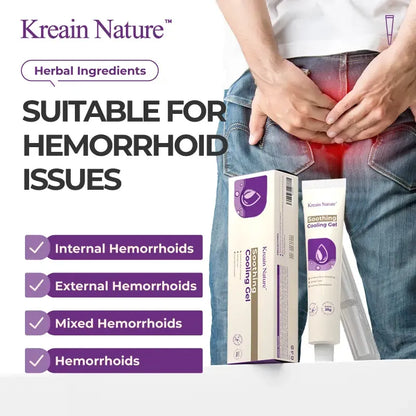 Hemorrhoid Gel Carthamus Seed Scutellaria Baicalensis Extract Carboxymethylcellulose Purple Daisy Apply to the Skin Used for Eliminating Hemorrhoids