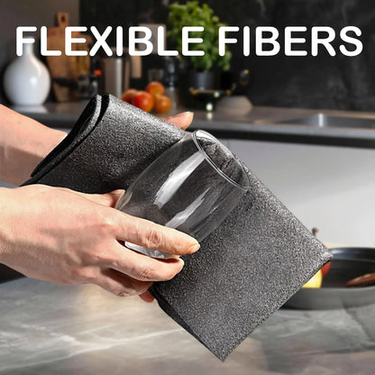 10 Counts Thickened Magic Cleaning Cloth, Microfiber Streak Free Cloth