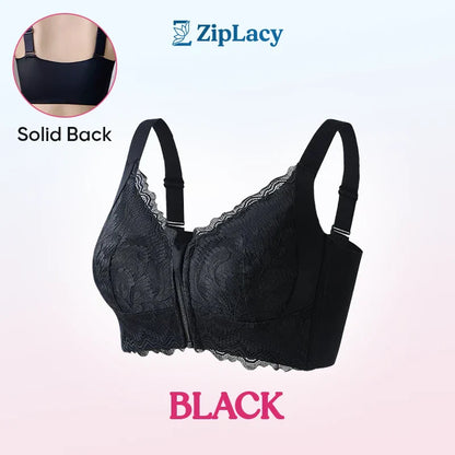 Ultra Soft Front Zip Wireless Lifting Bra