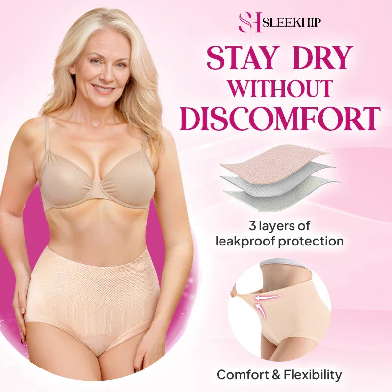 Leakproof High-Waist Tummy-Control Butt-Lifting Panties