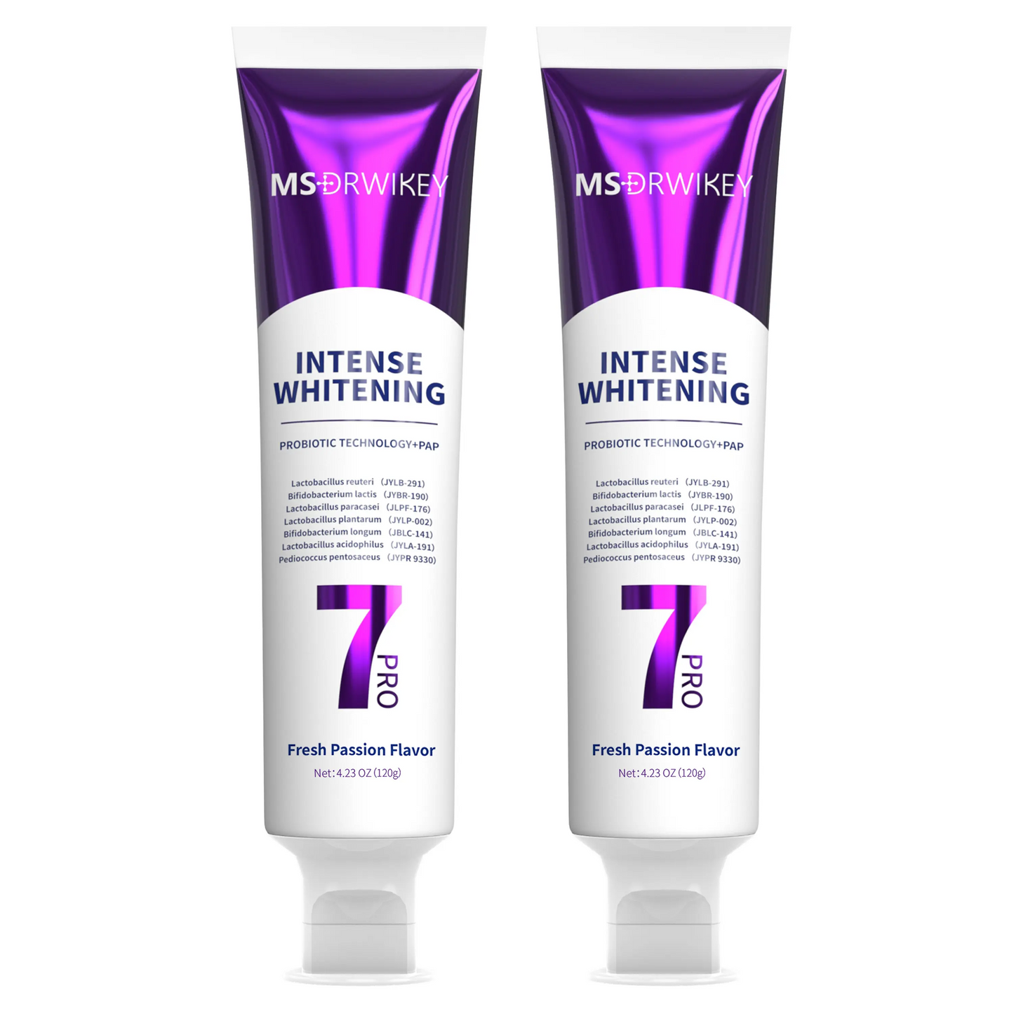 New 7-Pro Intensive Toothpaste | Upgraded Purple Formula with 7 Probiotics