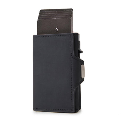 Men's SlimBlocking Aluminum Wallet, Business Design with Pop-Up Card Slots