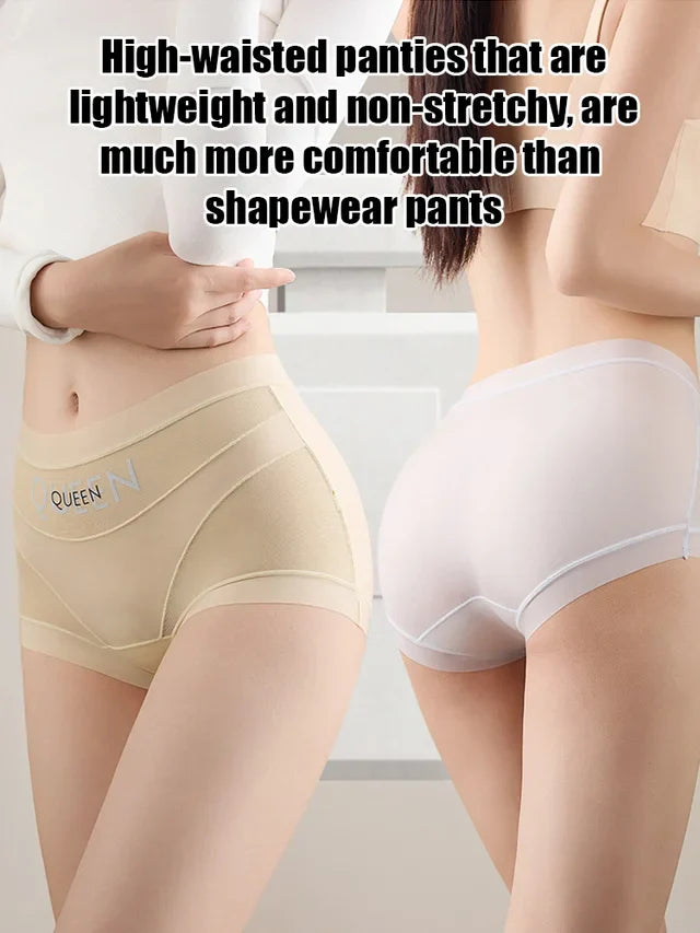 🔥Buy 1 get 1 free🔥[Pear-Shaped Body Savior] Ice Silk High-Waisted Shaping Panties