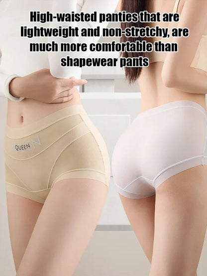 🔥Buy 1 get 1 free🔥[Pear-Shaped Body Savior] Ice Silk High-Waisted Shaping Panties