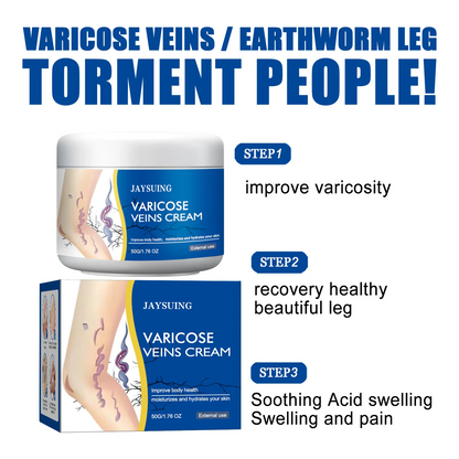 Exercise Repair Relieve Veins Leg Repairing Cream Mild Leg Massage Soothing Body Care Leg Relief External Use