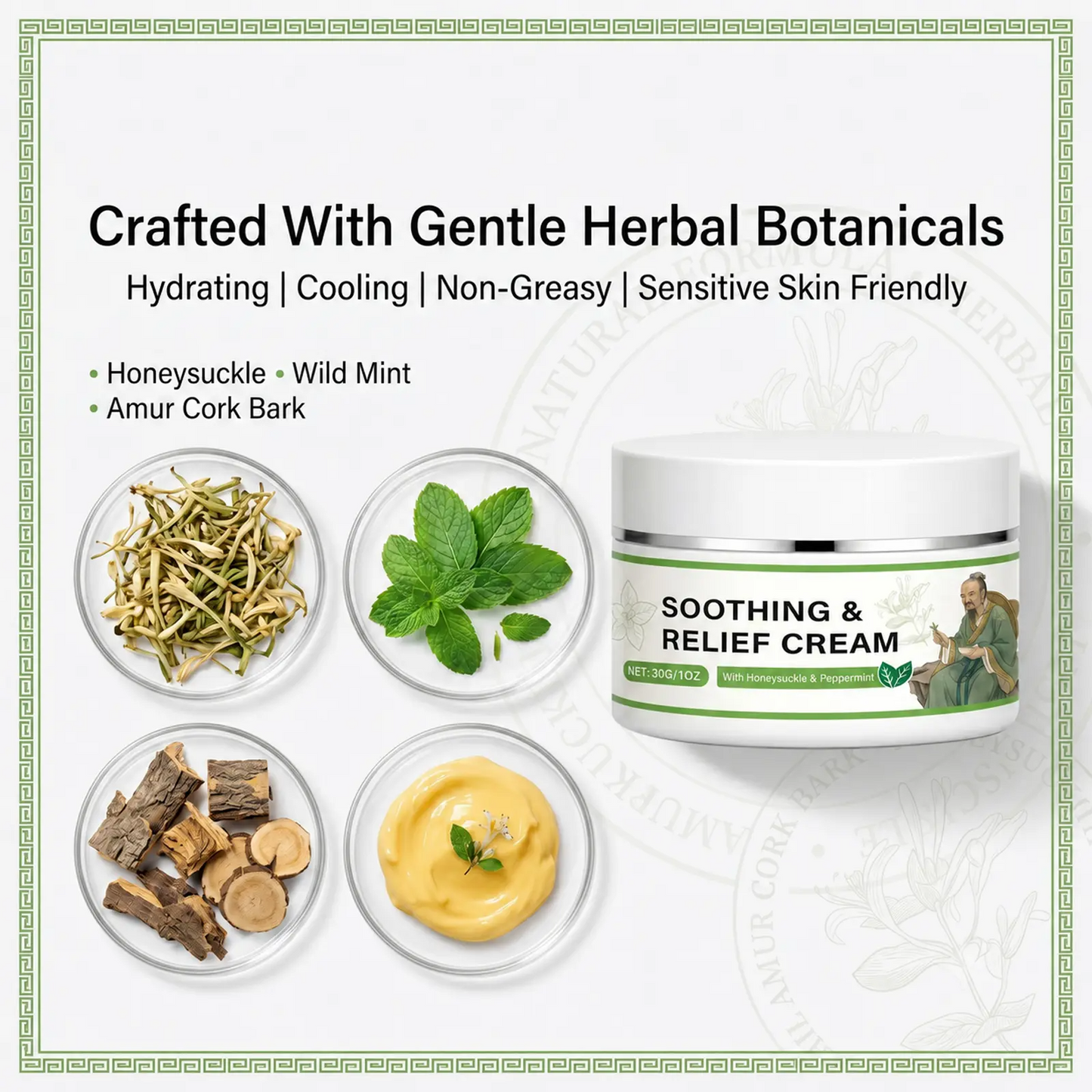Original Soothing Relief Cream – Natural Plant-Based Moisturizing Balm for Sensitive Skin | Fragrance-Free Gentle Formula | Daily Face & Body Skin Care for Dry, Uncomfortable Skin