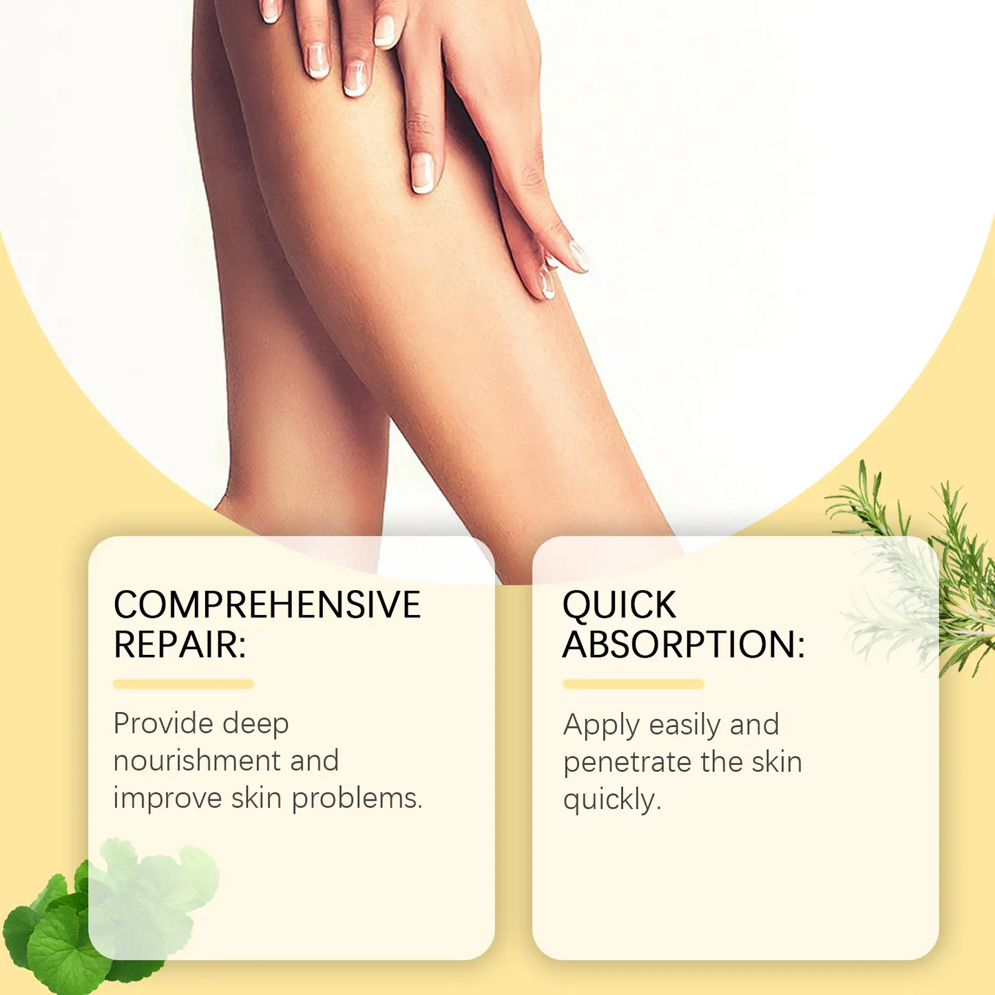 Bee Venom Extract Varicose Veins Cream, Pain & Swelling Relief Body Lotion, 100g Moisturizer