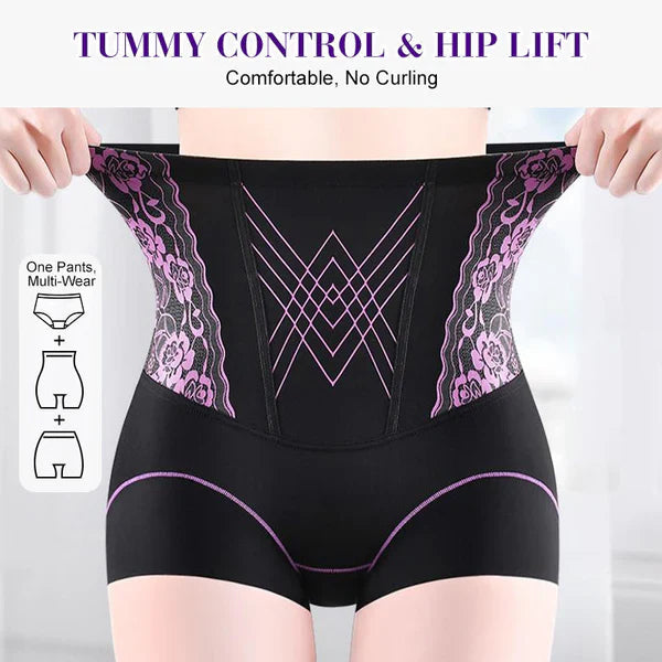 High-Waisted Tummy-Control Shaping Underwear