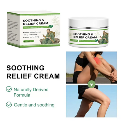 Original Soothing Relief Cream – Natural Plant-Based Moisturizing Balm for Sensitive Skin | Fragrance-Free Gentle Formula | Daily Face & Body Skin Care for Dry, Uncomfortable Skin
