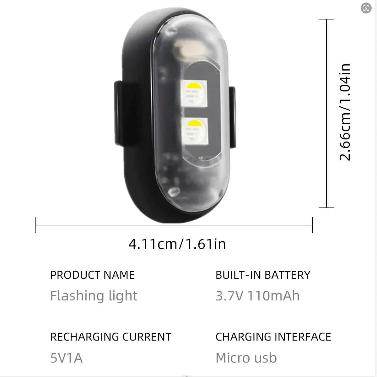 RGB Led Aircraft Strobe Light Remote Wireless Motorcycle Flash Light Warning Lights for   Bike Car Multifunctional