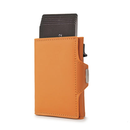 Men's SlimBlocking Aluminum Wallet, Business Design with Pop-Up Card Slots