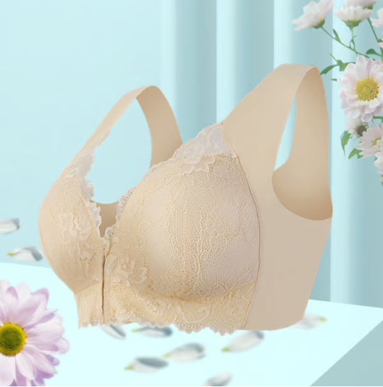 Bra For Women Front Closure 5D Beauty Back Sports Comfy Bra