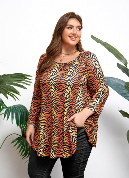 Womens Tops - Plus Size Tunics 3/4 Sleeve Loose Fit Dressy Casual Long Swing Flowy Lady Blouses Shirts Wear with Leggings Teals Blue Clothing A17 SATYS2