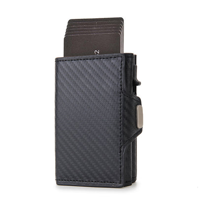 Men's SlimBlocking Aluminum Wallet, Business Design with Pop-Up Card Slots